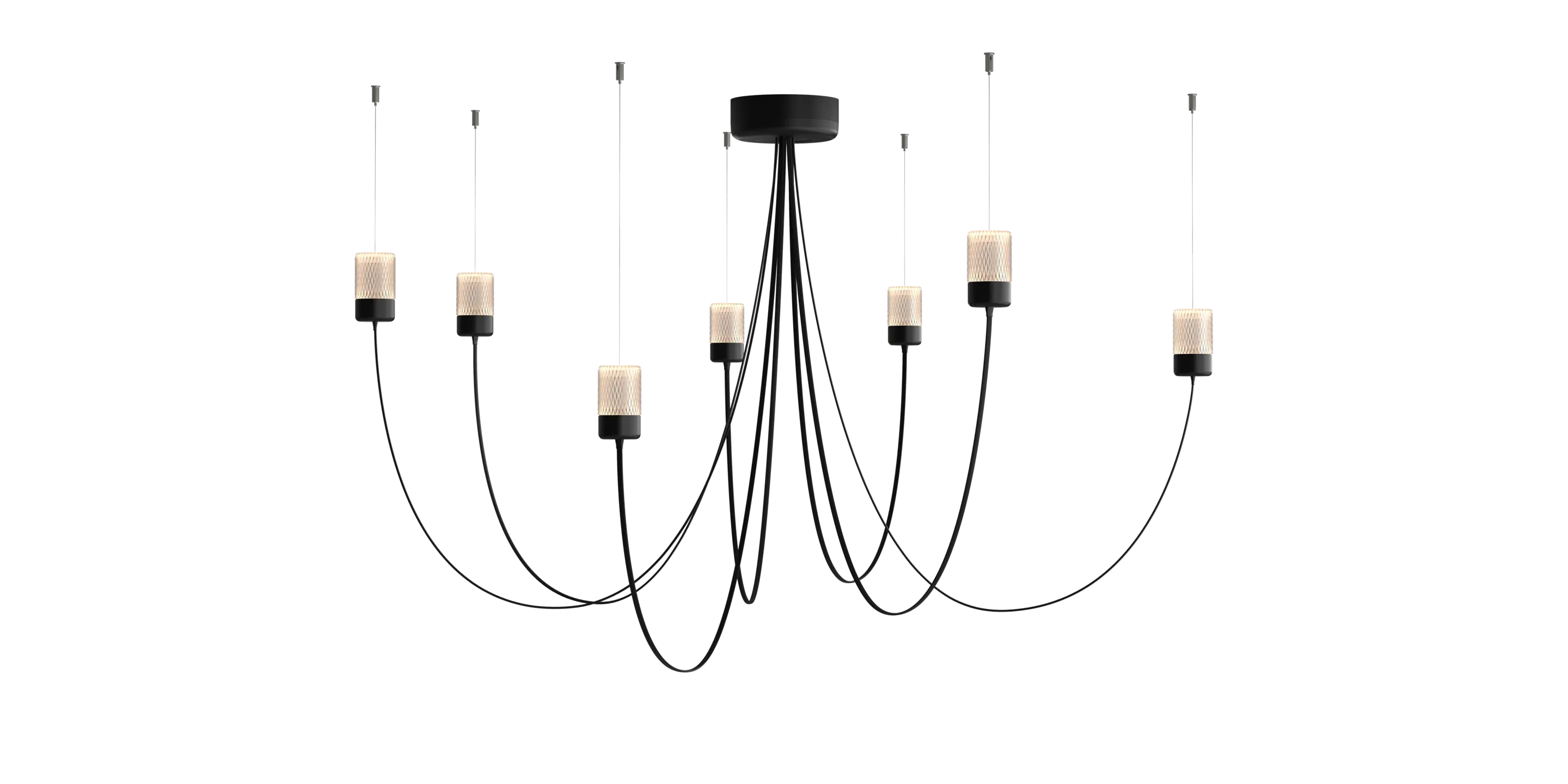 Gravity Chandelier 7 random positions